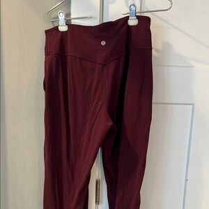 lululemon athletica Women's Burgundy joggers